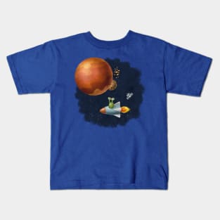 Aliens in space Kids T-Shirt